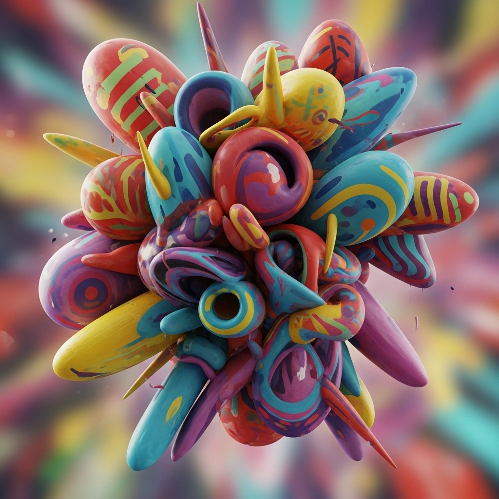 Abstract 3D Sculpture